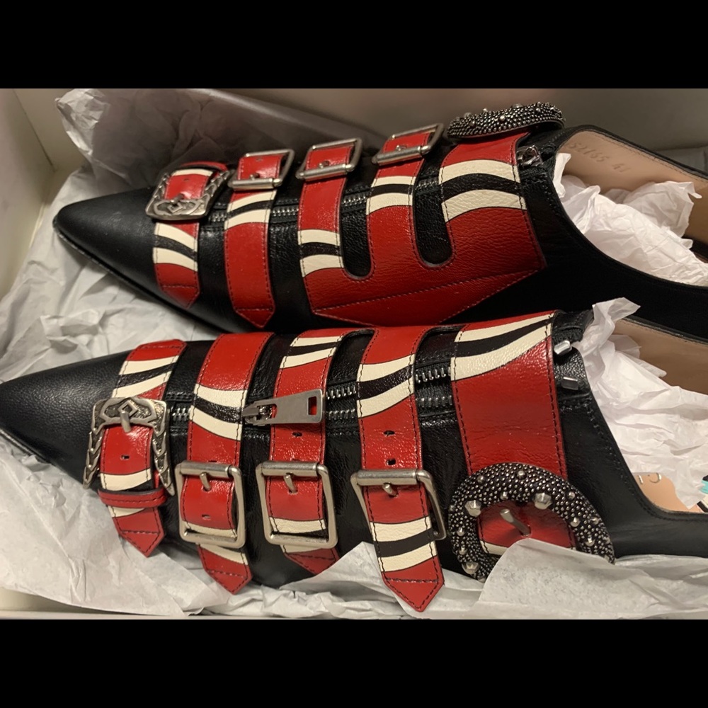 Gucci Mens Quebec Buckle Shoes